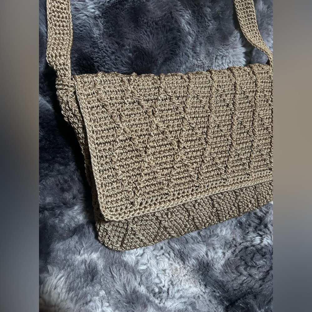 The Sak brown crochet purse #crochet #boho #festival